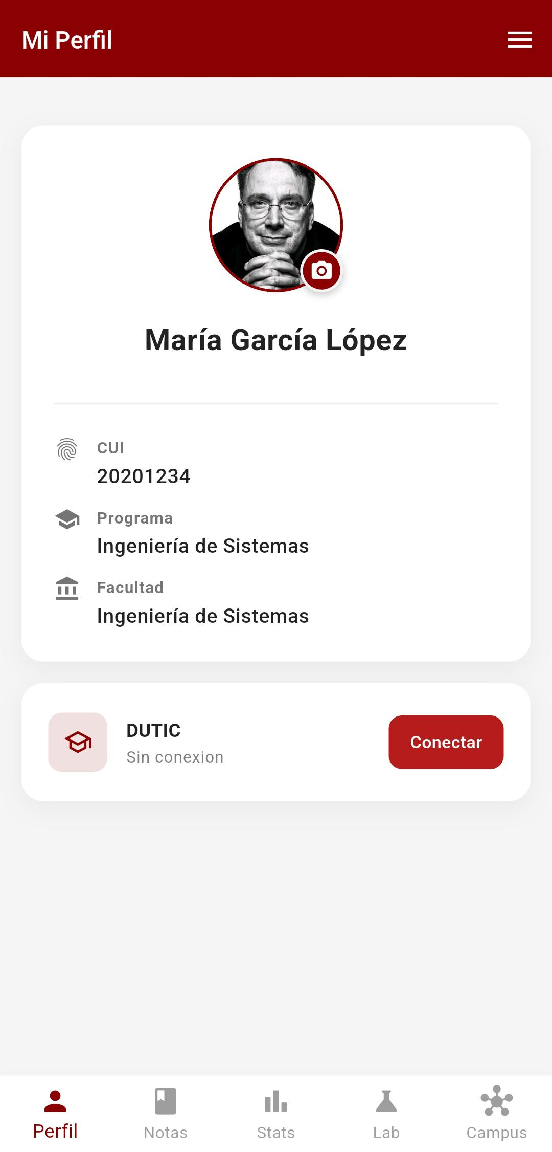 Perfil académico UNSAP